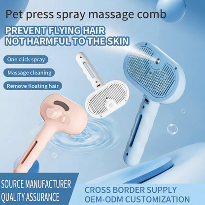 Pet Press Spray Massage Comb